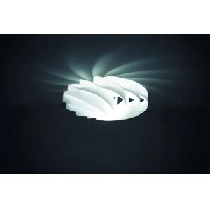 This Lighting Works 1-Light Flush Mount white 14.0 H x 30.0 W x 30.0 D cm