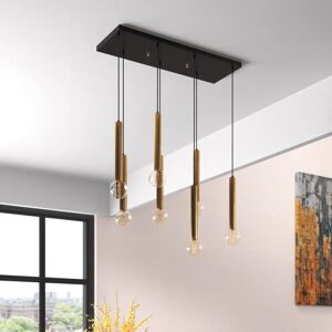 Trent Austin Design Yazmin 7 - Light Kitchen Island Bulb Pendant brown 30.0 H x 4.0 W x 4.0 D cm