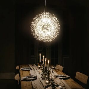 Etta Avenue Dandelion 16-Light Sputnik Crystal Chandelier Starburst Sunburst Ceiling Lighting gray 60.0 H x 60.0 W x 60.0 D cm