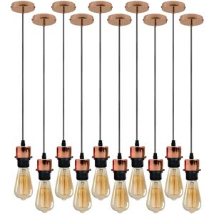 Borough Wharf Bithlo 10 - Light Single Bulb Pendant yellow/brown 103.5 H x 10.0 W x 10.0 D cm