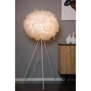 Lucide Goosy Soft 142cm Tripod Floor Lamp white 142.0 H x 50.0 W x 50.0 D cm