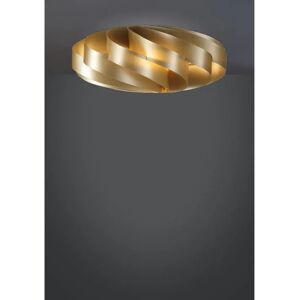 This Lighting Works 1-Light Flush Mount yellow 34.0 H x 70.0 W x 70.0 D cm