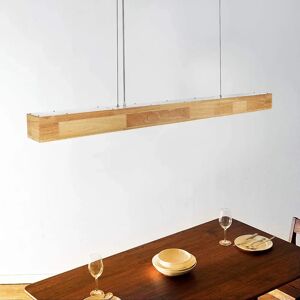 Union Rustic Ruggles LED Pendant Light 1 Flame Wood 3000K Warm White 3 Mode white 8.0 H x 120.0 W x 12.0 D cm