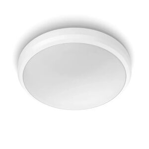 Philips LED Balance Bathroom Ceiling Light 27K 17W Warm White IP44 (Single Pack) white 7.0 H x 22.0 W x 22.0 D cm