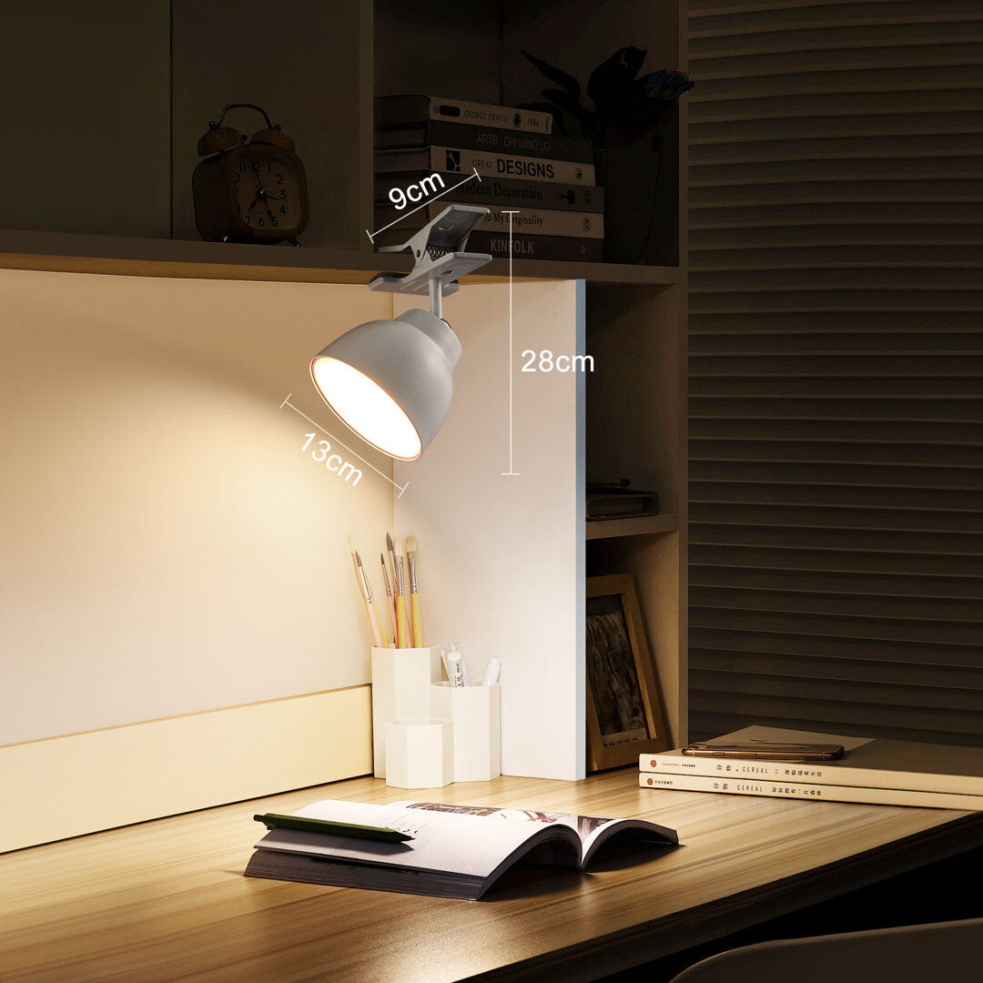 17 Stories 4 In 1 Rechargeable LED Table Lamp, Multifunctional USB Battery Operated Light, Magnetic Detachable Light, Dimmable White 33cm H X 20cm W X 13cm D