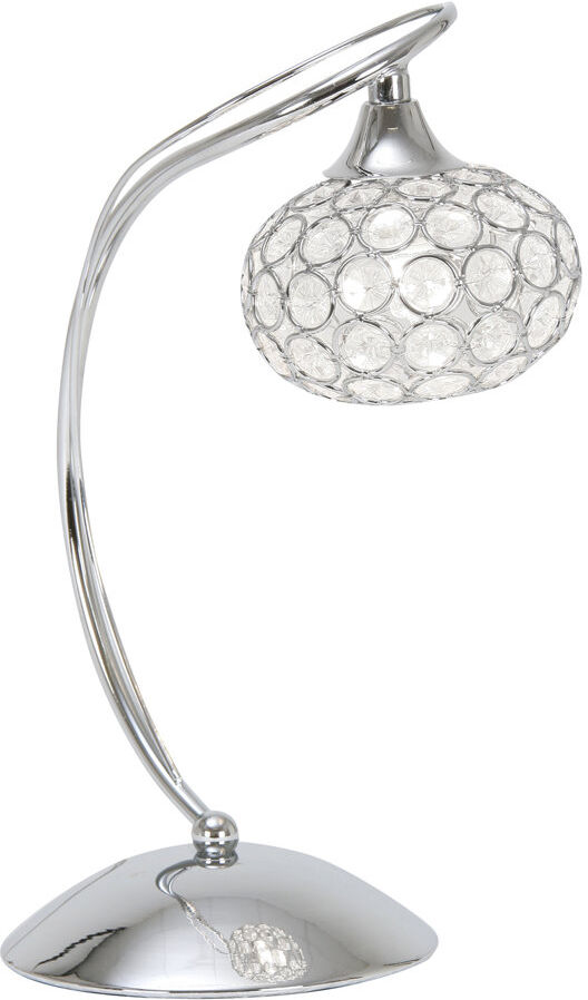 Mercer41 Margaret 30cm Table Lamp Polish Chrome;Polish Chrome 30cm H X 25cm W X 25cm D