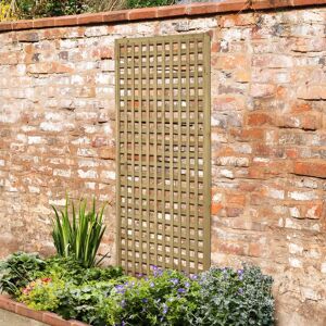 Forest Garden Wood Lattice Panel Trellis brown 180.0 H x 90.0 W x 3.5 D cm