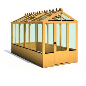 Shire Sheds 6 Ft W x 12 Ft D Greenhouse brown 225.0 H x 179.0 W x 357.0 D cm