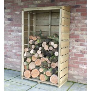 Shire Sheds 3 Ft. x 1 Ft. Wood Log Store brown 157.0 H x 88.0 W x 44.0 D cm