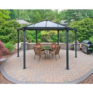 Canopia by Palram Monaco 3.9m x 4m Gazebo gray 289.5 H x 390.0 W x 400.0 D cm