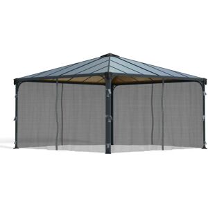 Canopia by Palram Gazebo Screen 217.0 H x 436.0 W x 217.0 D cm