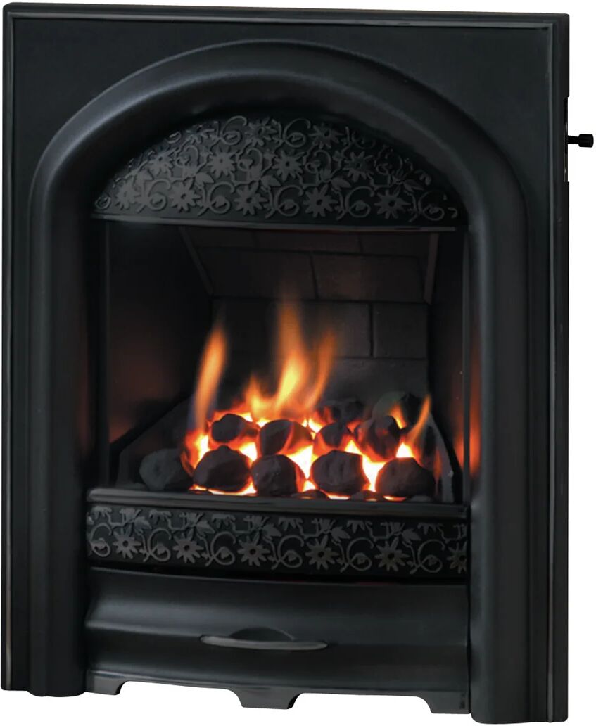 Belfry Heating Elsa 54Cm W Fireplace Insert Only black 63.0 H x 54.0 W x 27.5 D cm