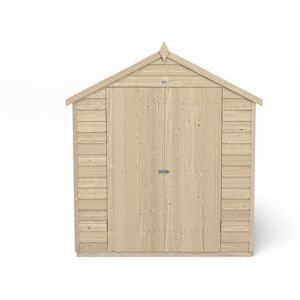 Forest Garden 6 ft. W x 10 ft. D Solid Wood Garden Shed Natural 198.7cm W X 300.6cm D X 210.3cm H