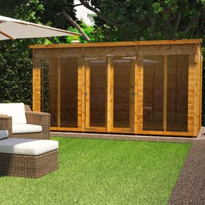 Powersheds 12 x 6ft Timber Tongue & Groove Pent Summerhouse