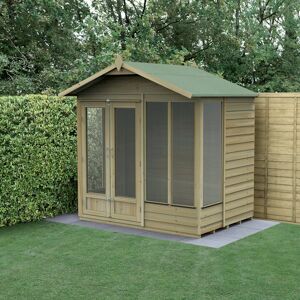 Forest Garden 4LIFE Apex Summerhouse 7x5 - Double Door - 4 Window
