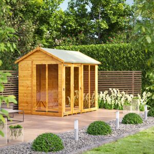 Powersheds 8 x 6ft Timber Tongue & Groove Apex Summerhouse