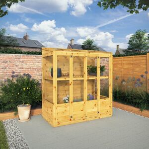 Mercia Garden Products Mercia 6 x 3ft Traditional Tall Wall Greenhouse 193cm H X 178cm W X 86cm D