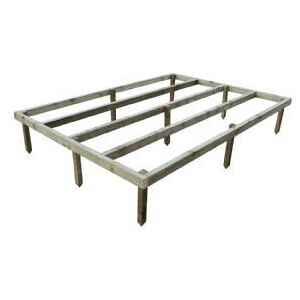 Empire Sheds Ltd 10 ft. W x 4 ft. D Timber Shed Base 8cm H X 300cm W X 117cm D