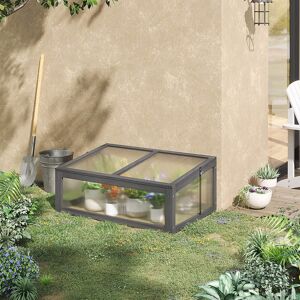 Dakota Fields Guntersville 5.5 Ft W x 8.3 Ft D Mini Greenhouse Grey 15.7cm H X 39.4cm W X 25.6cm D