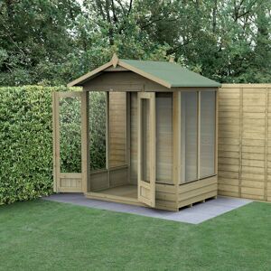 Forest Garden 4LIFE Apex Summerhouse 6x4 - Double Door - 5 Window