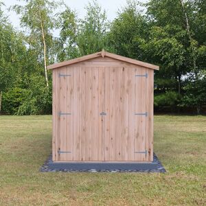 Shire GB Garden Value 6 ft. W x 12 ft. D Windowless Storage Shed Brown 179cm W X 359cm D X 186cm H