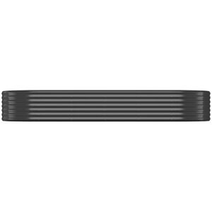Dakota Fields Garden Raised Bed Powder-coated Steel anthracite 36cm H x 249cm W x 100cm D