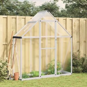 Dakota Fields Ceferina 5.5 Ft W x 2 Ft D Greenhouse Silver 195cm H X 169cm W X 58cm D