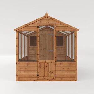 Mercia Garden Products Mercia 10 x 6ft Traditional Apex Greenhouse/Shed Combi 206cm H X 201cm W X 304cm D