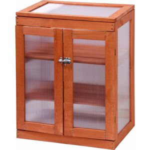 Dakota Fields Aalaysia 1.5 Ft W x 2 Ft D Mini Greenhouse Clear 76cm H X 43cm W X 43cm D
