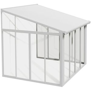 Canopia by Palram Sanremo 3m x 3.1m Metal Patio Gazebo White/White 314cm W X 294cm D X 310cm H