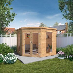 Mercia Garden Products Mercia 8 x 8ft Premium Corner Summerhouse