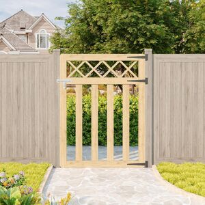 Brambly Cottage Towanna Wood Gate Natural 7.6 ft. H x 10 ft. W Brambly Cottage Towanna Wood Gate Natural 7.6 ft. H x 10 ft. W