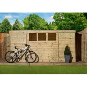 Empire Sheds Ltd 5 Ft. W x 14 Ft. D Shiplap Pent Wooden Shed Natural 426.72cm W X 152.4cm D X 203.2cm H Empire Sheds Ltd 5 Ft. W x 14 Ft. D Shiplap Pent Wooden Shed Natural 426.72cm W X 152.4cm D X 203.2cm H