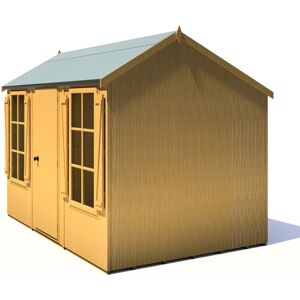 Shire GB Holt 10 ft x 7 ft Shiplap Shed Brown 297cm W X 205cm D X 235cm H Shire GB Holt 10 ft x 7 ft Shiplap Shed Brown 297cm W X 205cm D X 235cm H
