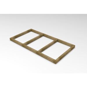 Forest Garden Shed Base Pressure Treated 7.5cm H x 177cm W x 94.1cm D Forest Garden Shed Base Pressure Treated 7.5cm H x 177cm W x 94.1cm D