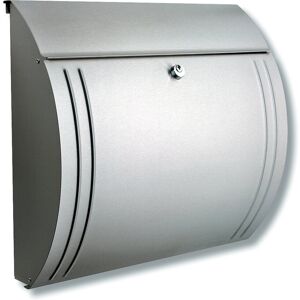 BURG-WÄCHTER Milano Wall Mounted Galvanised Steel Lockable Weatherproof Post Box Anthracite Large BURG-WÄCHTER Milano Wall Mounted Galvanised Steel Lockable Weatherproof Post Box Anthracite Large