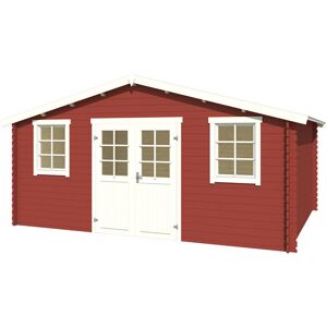 Lasita Maja Lasita Udo 300 - 16 x 10 Ft. Apex Roof Summerhouse With Single Glazing (28mm) UDO 300 SWEDISH RED Lasita Maja Lasita Udo 300 - 16 x 10 Ft. Apex Roof Summerhouse With Single Glazing (28mm) UDO 300 SWEDISH RED