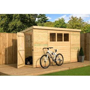Empire Sheds Ltd 5 Ft. W x 10 Ft. D Shiplap Pent Wooden Shed Natural 149.86cm W X 302.26cm D X 203.2cm H Empire Sheds Ltd 5 Ft. W x 10 Ft. D Shiplap Pent Wooden Shed Natural 149.86cm W X 302.26cm D X 203.2cm H