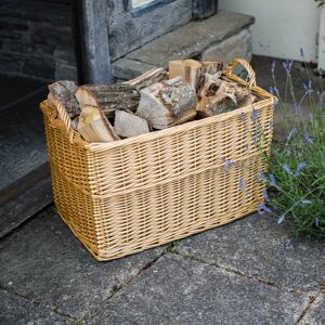 17 Stories Brorfelde Wicker Log Carrier Natural 47cm H x 62cm W x 40cm D 17 Stories Brorfelde Wicker Log Carrier Natural 47cm H x 62cm W x 40cm D