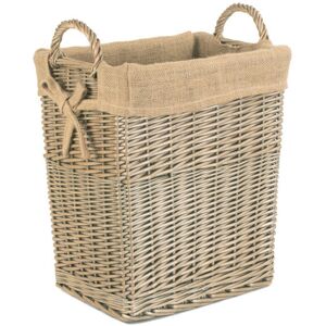 August Grove Marcelo Small Log Carrier Storage Basket Antique Wash 1 August Grove Marcelo Small Log Carrier Storage Basket Antique Wash 1