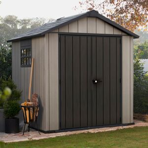 Keter Oakland 757 Plastic Shed - Grey - Garden Storage Keter Oakland 757 Plastic Shed - Grey - Garden Storage