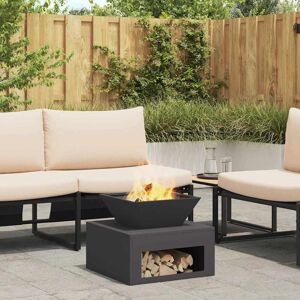 Borough Wharf Fire Pit 50 X 50 X 40 Cm Steel Dark Brown 40cm H X 50cm W X 50cm D Borough Wharf Fire Pit 50 X 50 X 40 Cm Steel Dark Brown 40cm H X 50cm W X 50cm D