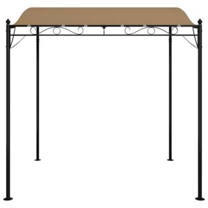 ClassicLiving Betton 2m x 2m Steel Party Tent black/brown/gray 255.0 H x 230.0 W x 200.0 D cm