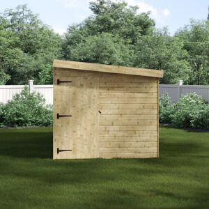 Empire Sheds Ltd 7 Ft. W x 14 Ft. D Shiplap Pent Wooden Shed Natural 426.72cm W X 213.36cm D X 203.2cm H Empire Sheds Ltd 7 Ft. W x 14 Ft. D Shiplap Pent Wooden Shed Natural 426.72cm W X 213.36cm D X 203.2cm H