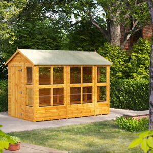 Powersheds 10 x 6ft Timber Tongue & Groove Apex Potting Shed Brown 191.4cm W X 325.2cm D X 228.8cm H Powersheds 10 x 6ft Timber Tongue & Groove Apex Potting Shed Brown 191.4cm W X 325.2cm D X 228.8cm H