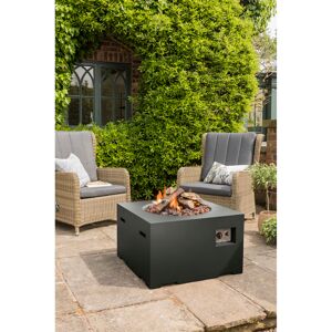 Dakota Fields Monica Propane Gas Fire Pit Black 45cm H X 76cm W X 46cm D Dakota Fields Monica Propane Gas Fire Pit Black 45cm H X 76cm W X 46cm D