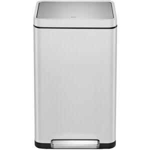 EKO X Cube Kitchen Step-On Rubbish Bin Brushed Stainless Steel 40/165.60cm H x 109.72cm W x 84.83cm D EKO X Cube Kitchen Step-On Rubbish Bin Brushed Stainless Steel 40/165.60cm H x 109.72cm W x 84.83cm D