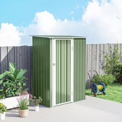 Outsunny Garden Shed - Metal, Green - Garden Shed Outsunny Garden Shed - Metal, Green - Garden Shed