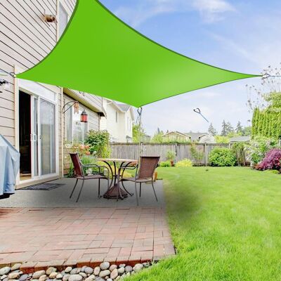 Dakota Fields Duppstadt 5m x 5m Square Shade Sail Light Green 500cm W X 500cm D Dakota Fields Duppstadt 5m x 5m Square Shade Sail Light Green 500cm W X 500cm D