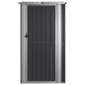 WFX Utility Eas Garden Shed Galvanised Steel Storage Shed Tool Organiser gray/brown 209.5 H x 300.99 W x 246.38 D cm